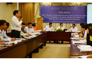 GỠ VƯỚNG TRONG TỰ CHỦ TÀI CHÍNH CÁC CƠ SỞ GIÁO DỤC NGHỀ NGHIỆP