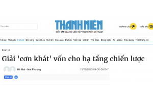 Giải cơn khát vốn cho hạ tầng chiến lược