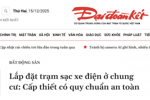 Lắp đặt trạm sạc xe điện ở chung cư: Cấp thiết có quy chuẩn an toàn