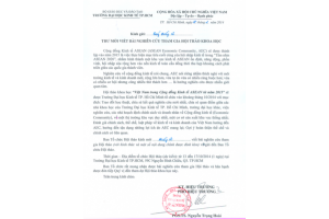 TÁI CẤU TRÚC DOANH NGHIỆP VIỆT NAM THEO HƯỚNG HỘI NHẬP VÀO CỘNG ĐỒNG KINH TẾ ASEAN