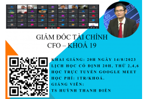 GIÁM ĐỐC TÀI CHÍNH - KHOÁ 19 - KHAI GIẢNG 20H NGÀY 14/8/2023