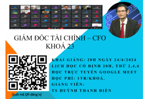 Giám đốc tài chính-Khoá 23, khai giảng 20h ngày 24/6/2024