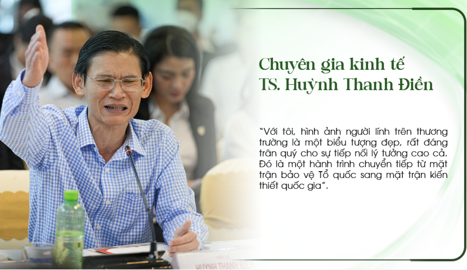 Tinh thần người lính trên mặt trận kinh tế