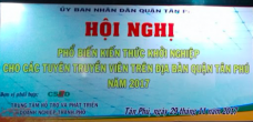 Phổ biến kiến thức Khởi nghiệp cho các tuyên truyền viên trên địa bàn quận Tân Phú năm 2017 (S29/11)